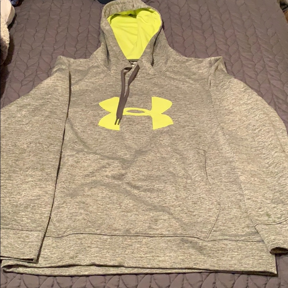 Women’s Green and grey Under Armour hoodie